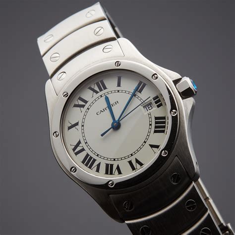 cartier santos men|santos de cartier quartz round.